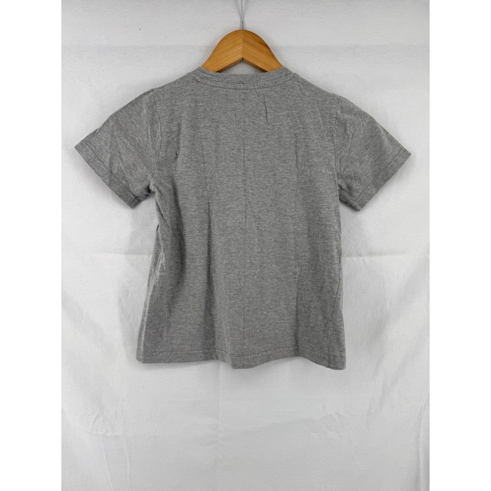 Craft + Flow Boys Shark Graphic Tee Gray Short Sleeve Cotton T-Shirt Size M 5 - Picture 2 of 4